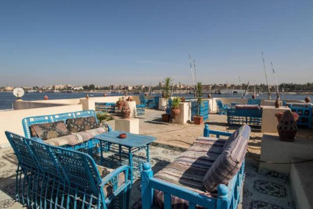 Nile View Panoramique And Garden West Bank Apartment Luxor Ngoại thất bức ảnh